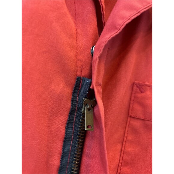 Durable Press Fireman Coveralls Fire Dept M Long Sleeve Zip Snap Pockets - Picture 3 of 13